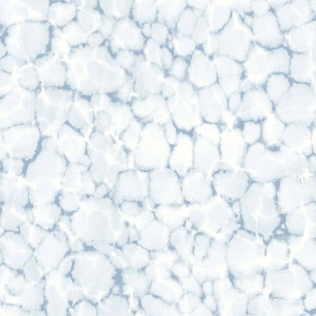 Noordwand Wallpaper Evergreen Watercolours White and Blue