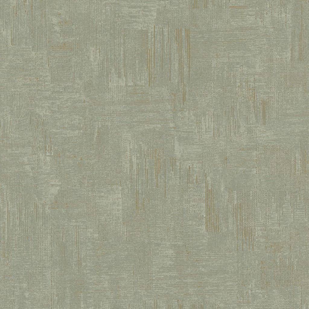 Noordwand Topchic Wallpaper Scratched Look Metallic Green and Grey
