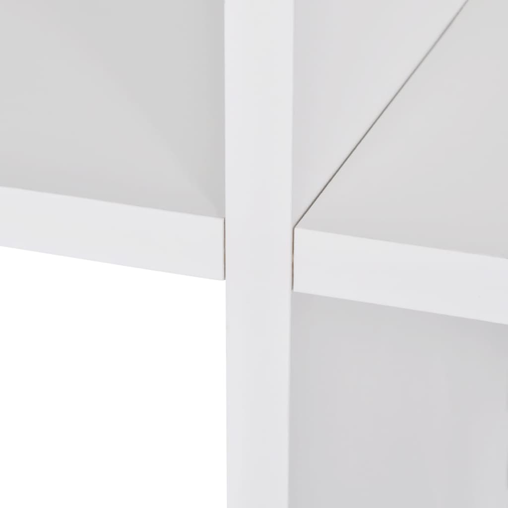 vidaXL Staircase Bookcase/Display Shelf 142 cm White