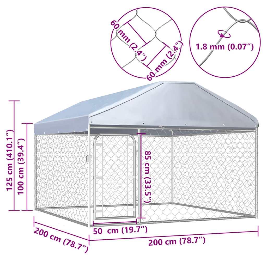 10x20 dog kennel roof sales