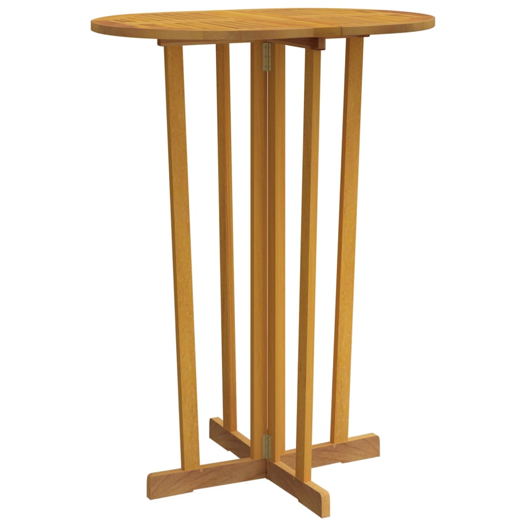 vidaXL Folding Bar Table 90x65x105 cm Solid Wood Teak