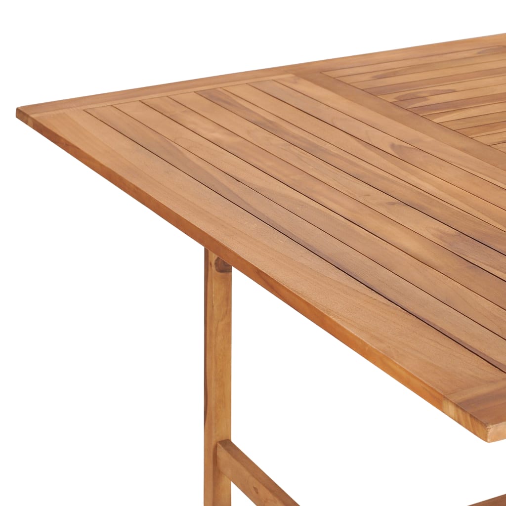 vidaXL Garden Table 150x150x76 cm Solid Teak Wood