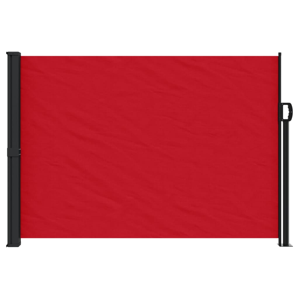 vidaXL Retractable Side Awning Red 140x500 cm