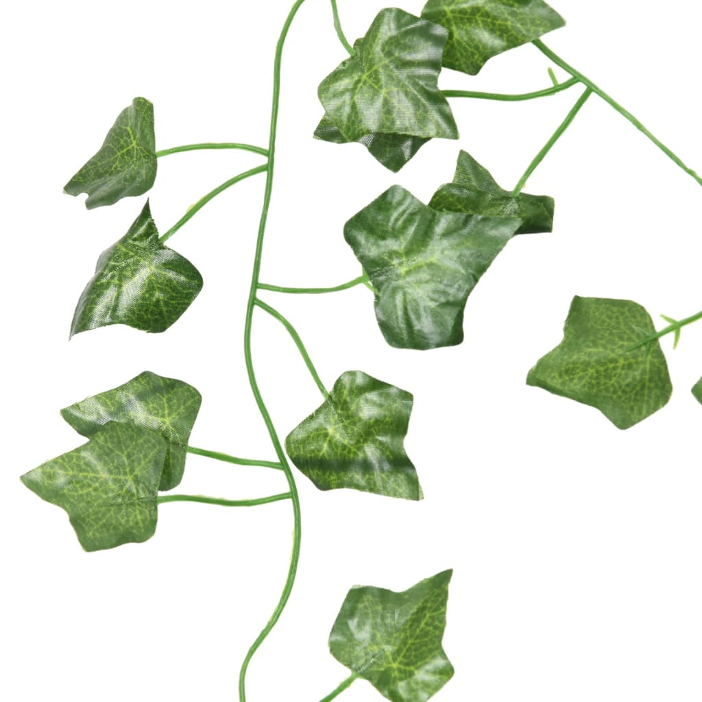 vidaXL Artificial Ivy Garlands 12 pcs Green 200 cm