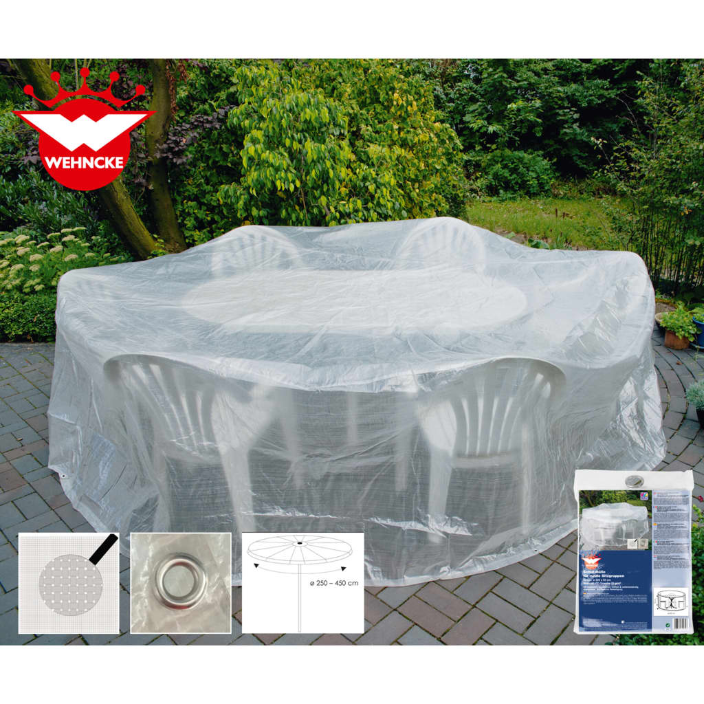 Happy People Universal Protection Cover for Round Patio Set 320 x 93 cm