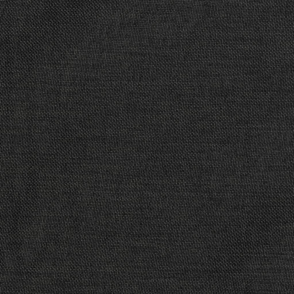 vidaXL Linen-Look Blackout Curtains with Hooks 2 pcs Anthracite 140x175 cm