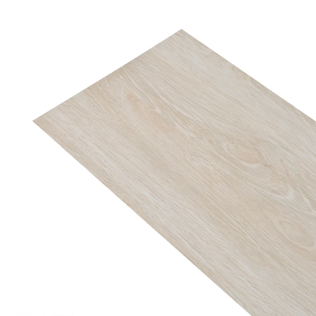 vidaXL Self-adhesive PVC Flooring Planks 2.51 m² 2mm Oak Classic White