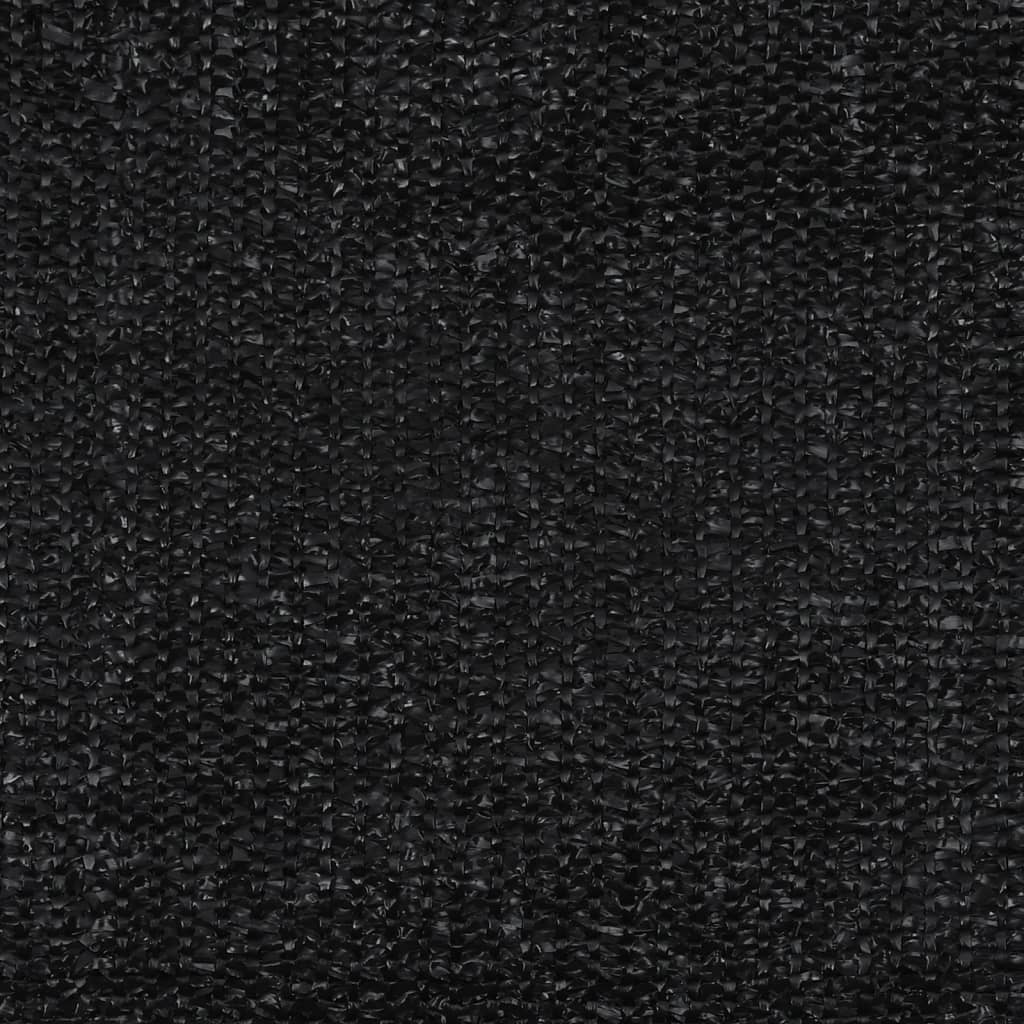 vidaXL Tent Carpet 250x500 cm Black