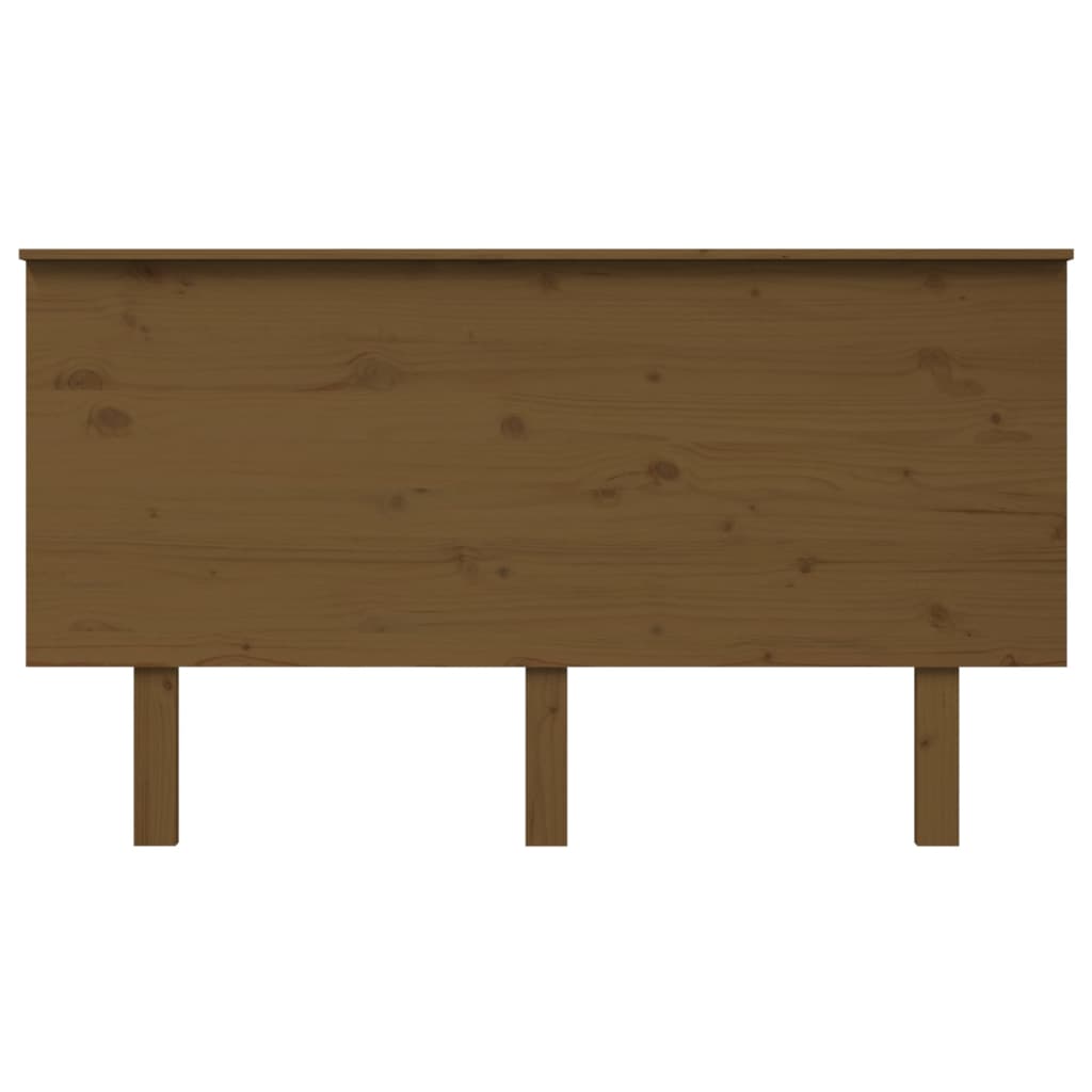 vidaXL Bed Headboard Honey Brown 144x6x82.5 cm Solid Wood Pine