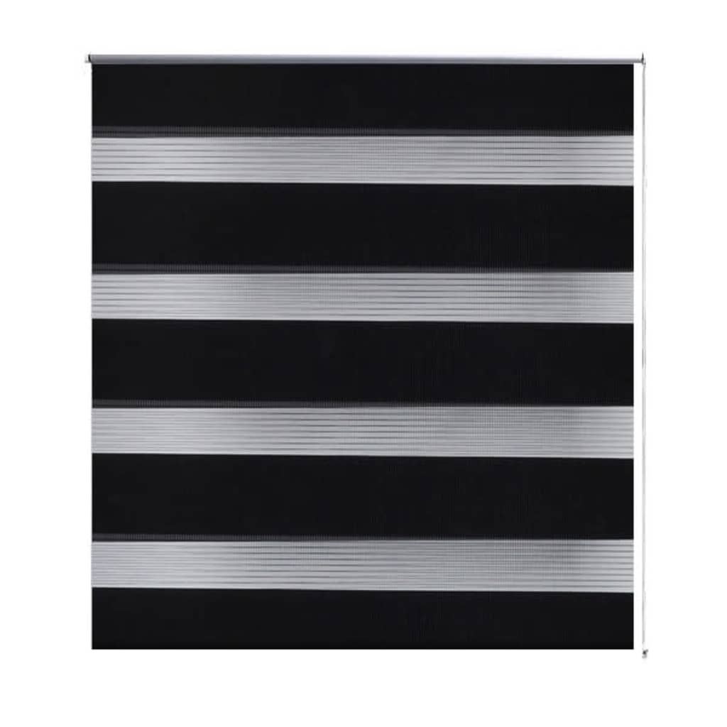 Zebra Blind 40 x 100 cm Black