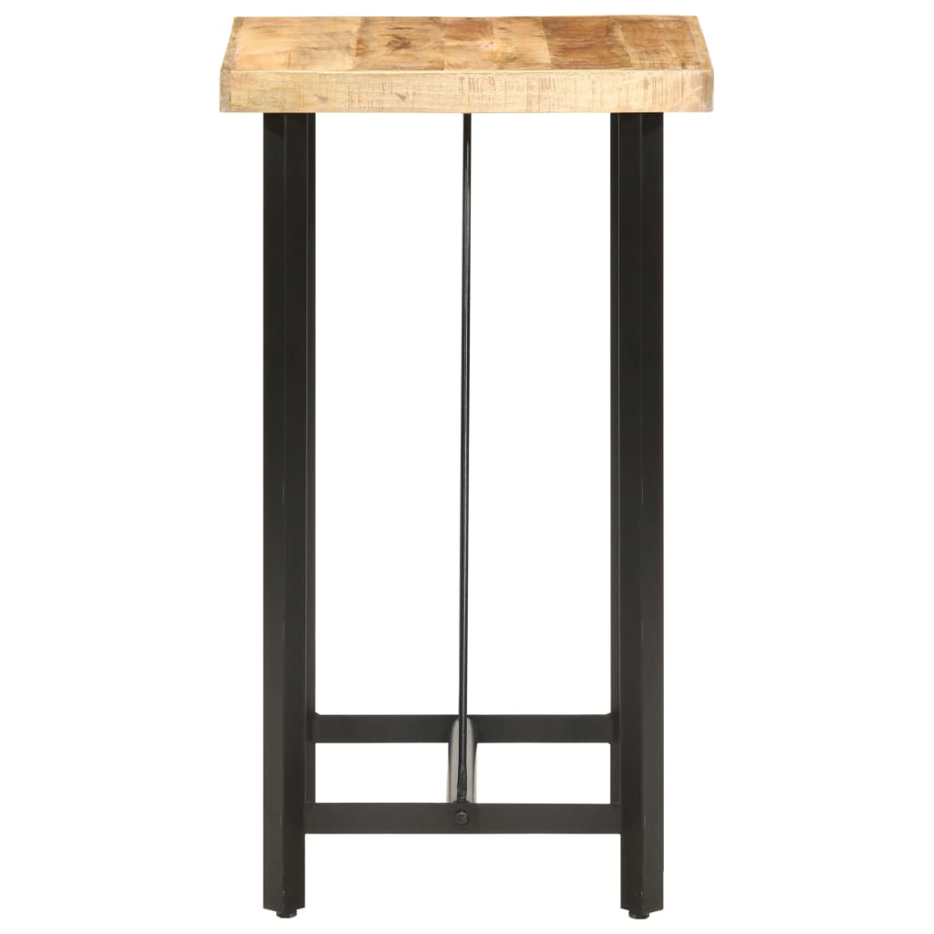 vidaXL Bar Table 60x60x107 cm Rough Mango Wood