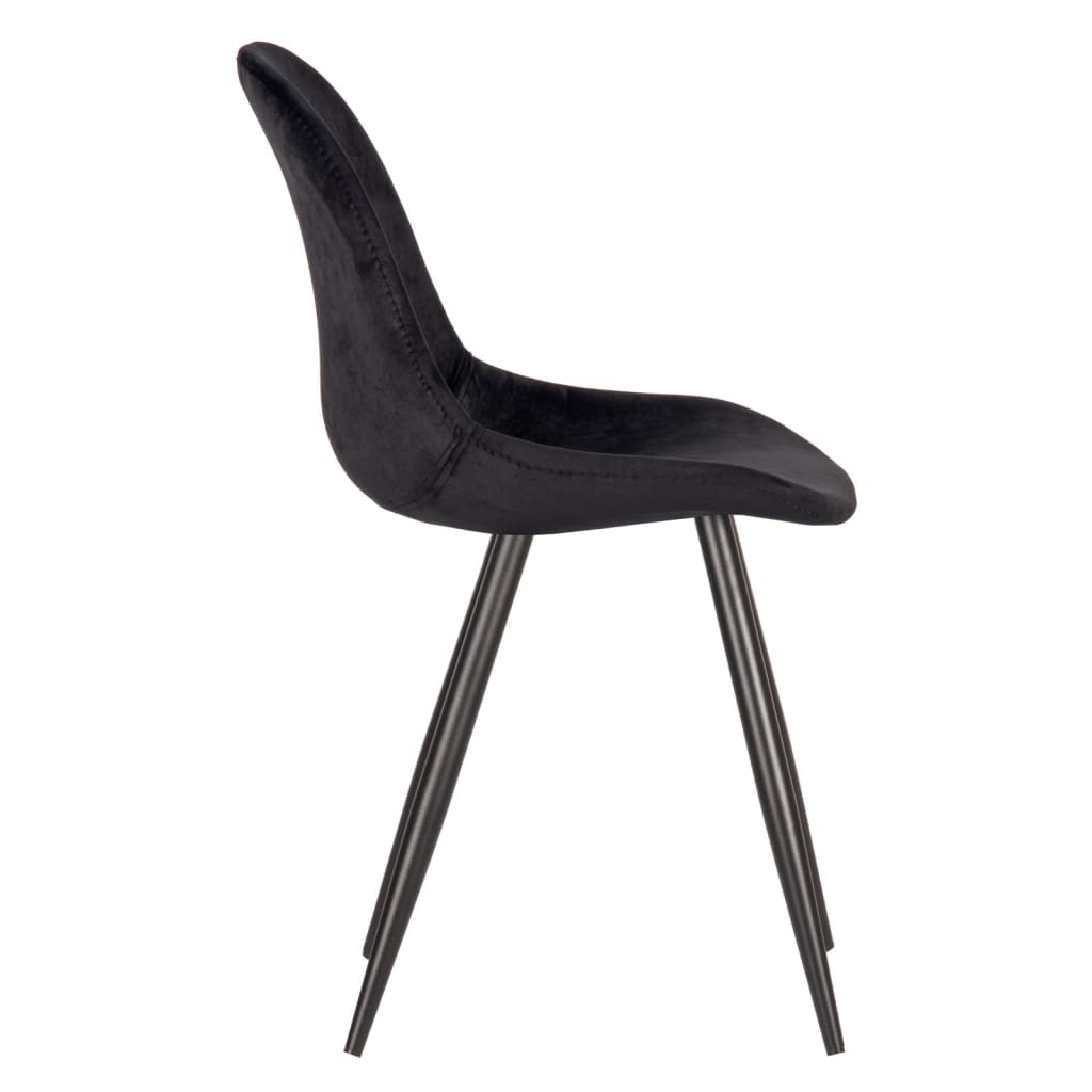 LABEL51 Dining Chairs 2 pcs Capri 46x56x88 cm Black