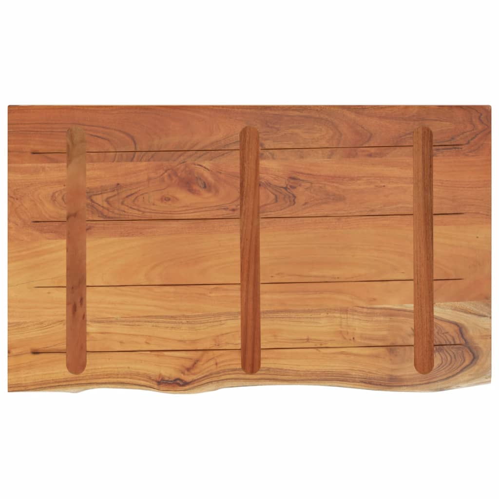 vidaXL Bathroom Countertop 90x60x2.5 cm Rectangular Solid Wood Acacia