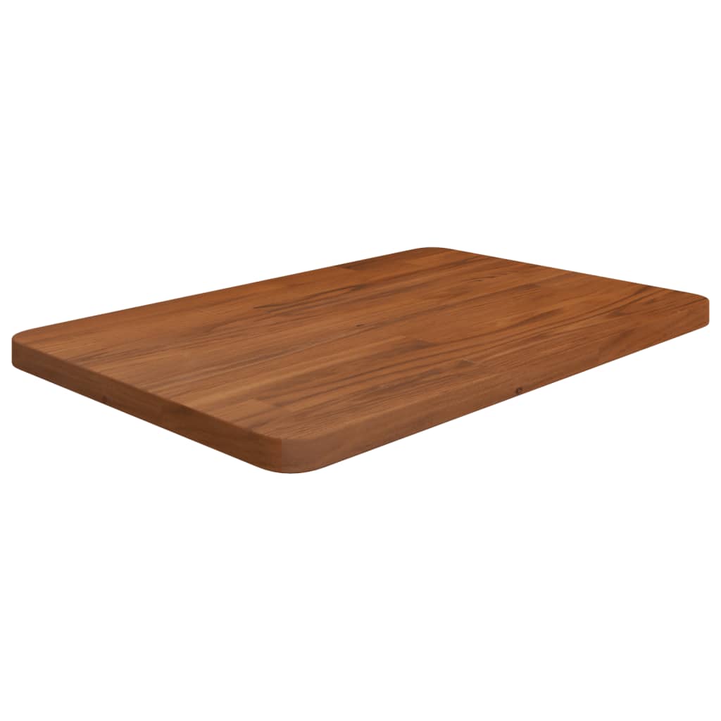 vidaXL Bathroom Countertop Dark Brown 60x40x2.5cm Treated Solid Wood