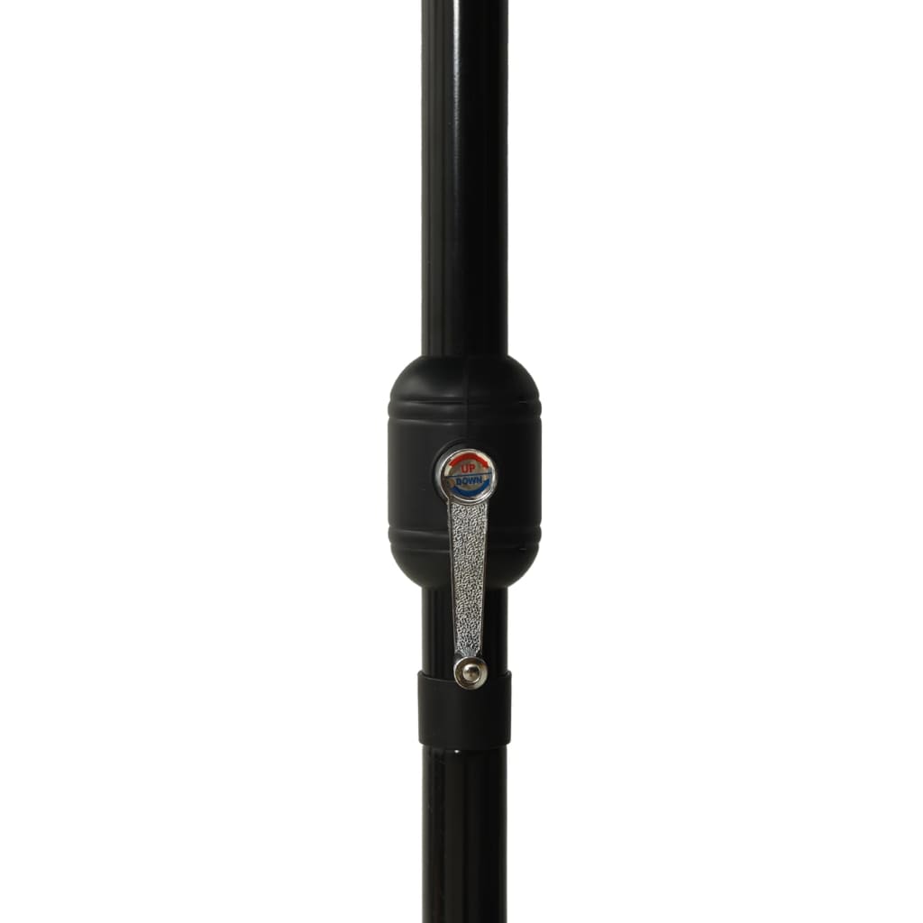 vidaXL 3-Tier Parasol with Aluminium Pole Terracotta 2.5x2.5 m