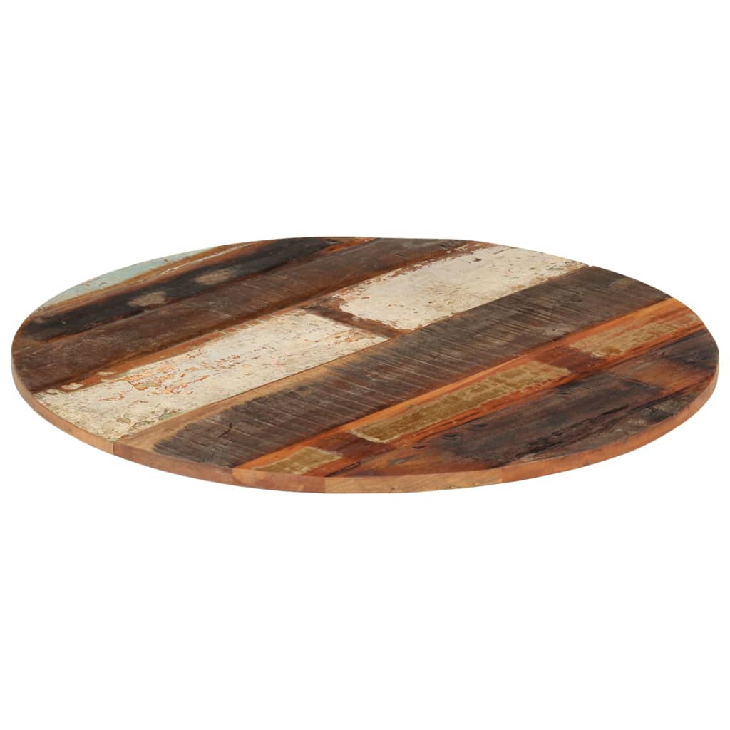 vidaXL Round Table Top 70 cm 15-16 mm Solid Reclaimed Wood