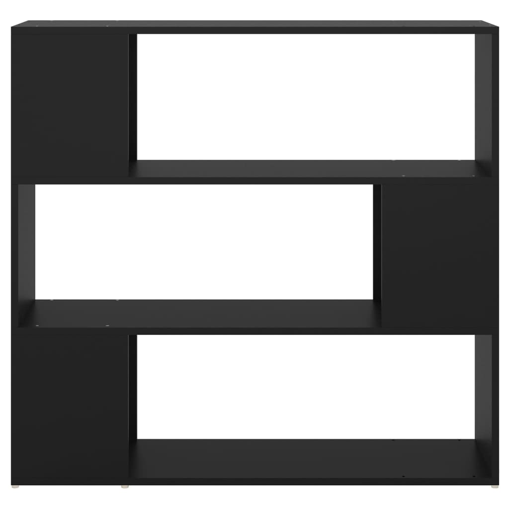 vidaXL Book Cabinet Room Divider Black 100x24x94 cm