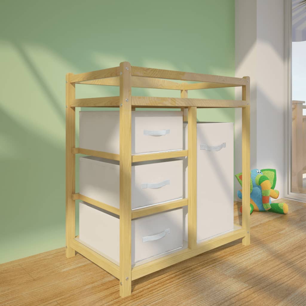 Baby Changing Unit/Table with Drawers