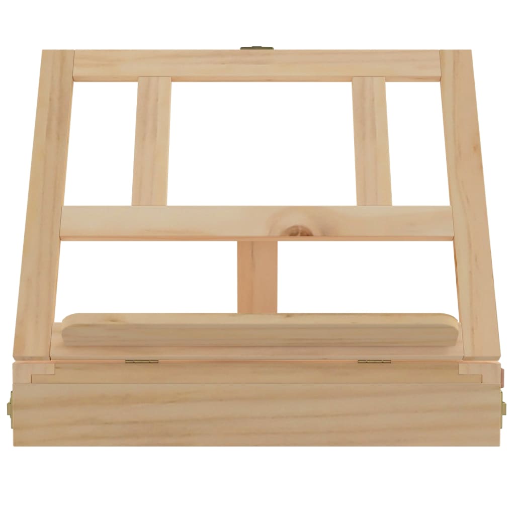vidaXL Table Easel with Drawer 33.5x25.5x7 cm Solid Wood Pine