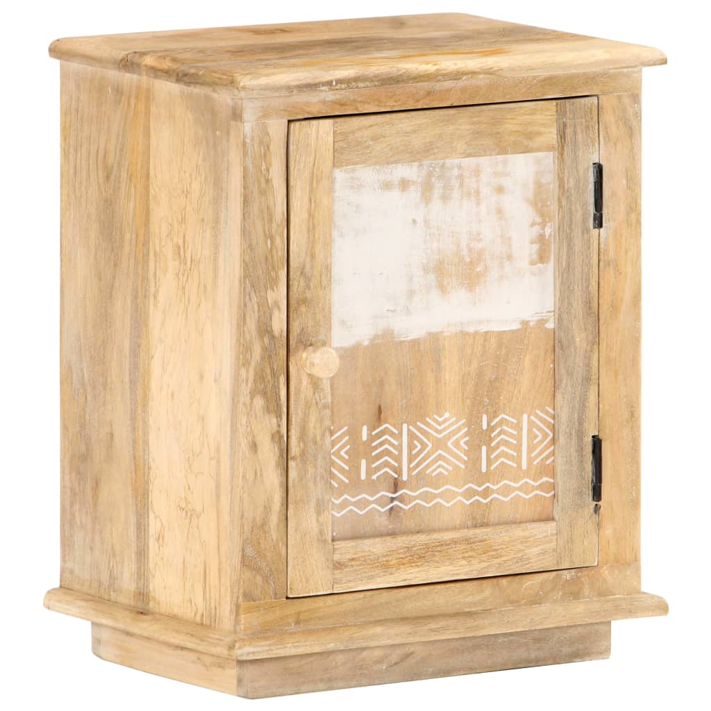 vidaXL Bedside Cabinet 40x30x46 cm Solid Mango Wood