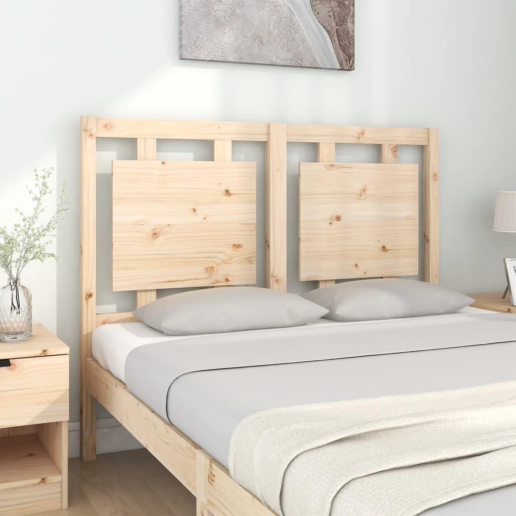 vidaXL Bed Headboard 125.5x4x100 cm Solid Pine Wood