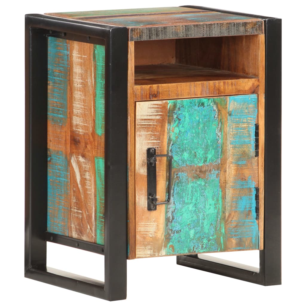 vidaXL Bedside Cabinet 40x35x55 cm Solid Reclaimed Wood