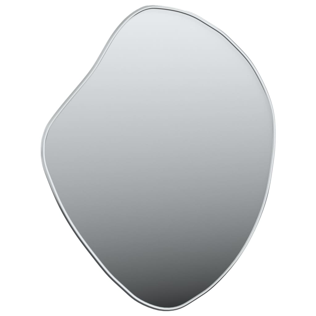 vidaXL Wall Mirror Silver 50x40 cm