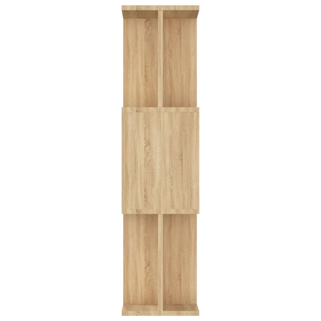 vidaXL Book Cabinet/Room Divider Sonoma Oak 80x24x96 cm Chipboard