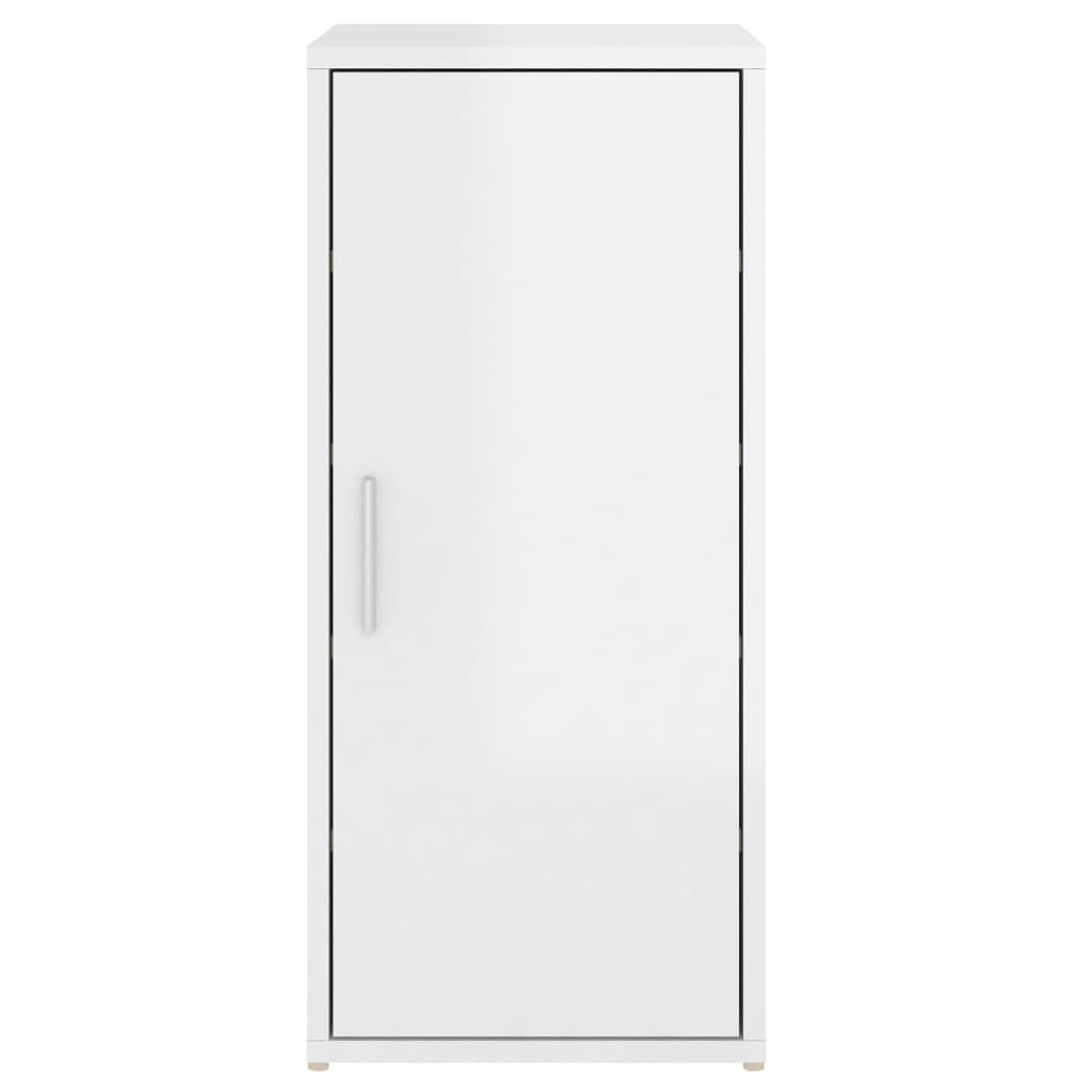 vidaXL Shoe Cabinet High Gloss White 32x35x70 cm Engineered Wood