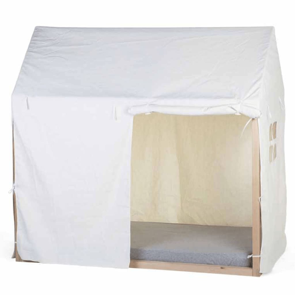 CHILDHOME Bed House Cover 150x80x140 cm White