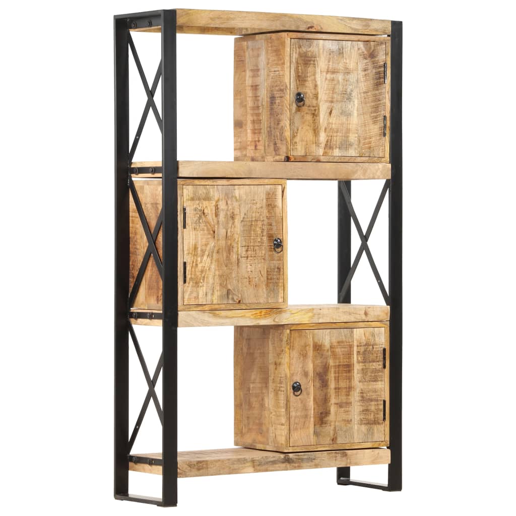 vidaXL Bookshelf 90x30x150 cm Solid Mango Wood