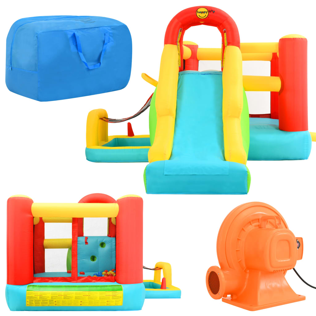 Happy Hop Inflatable Bouncer with Slide 400x295x200 cm PVC