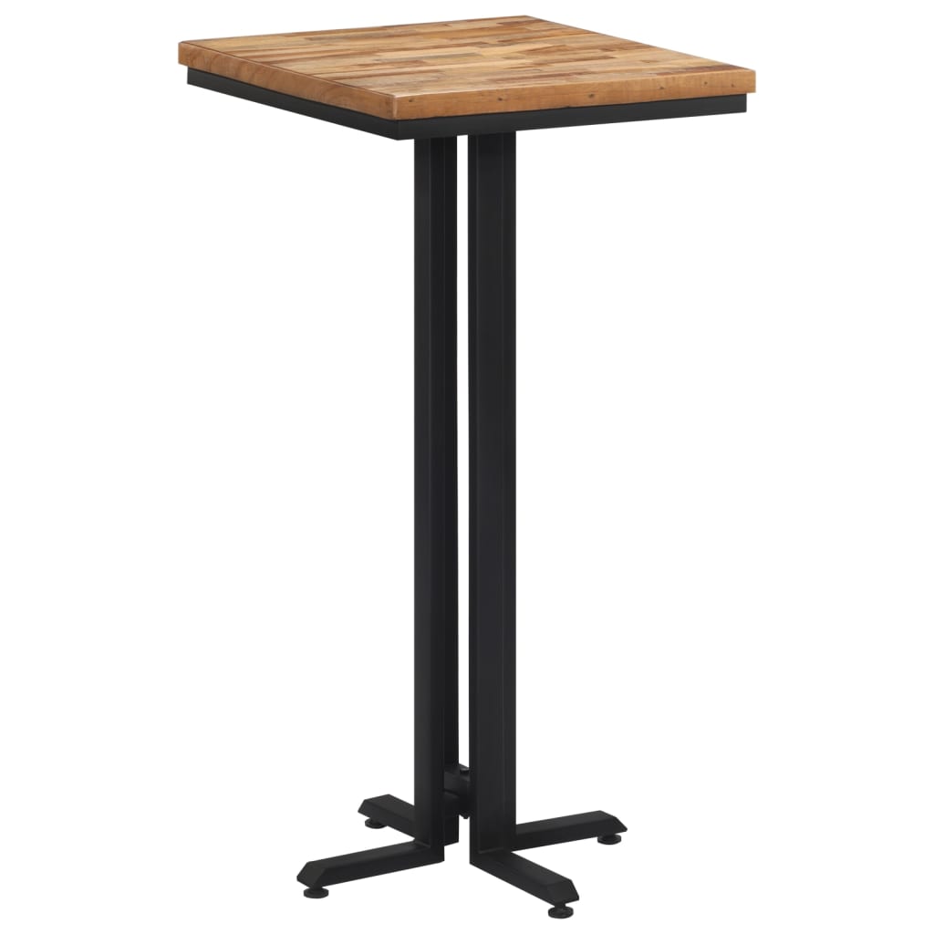 vidaXL Bar Table 55x55x110 cm Solid Reclaimed Teak