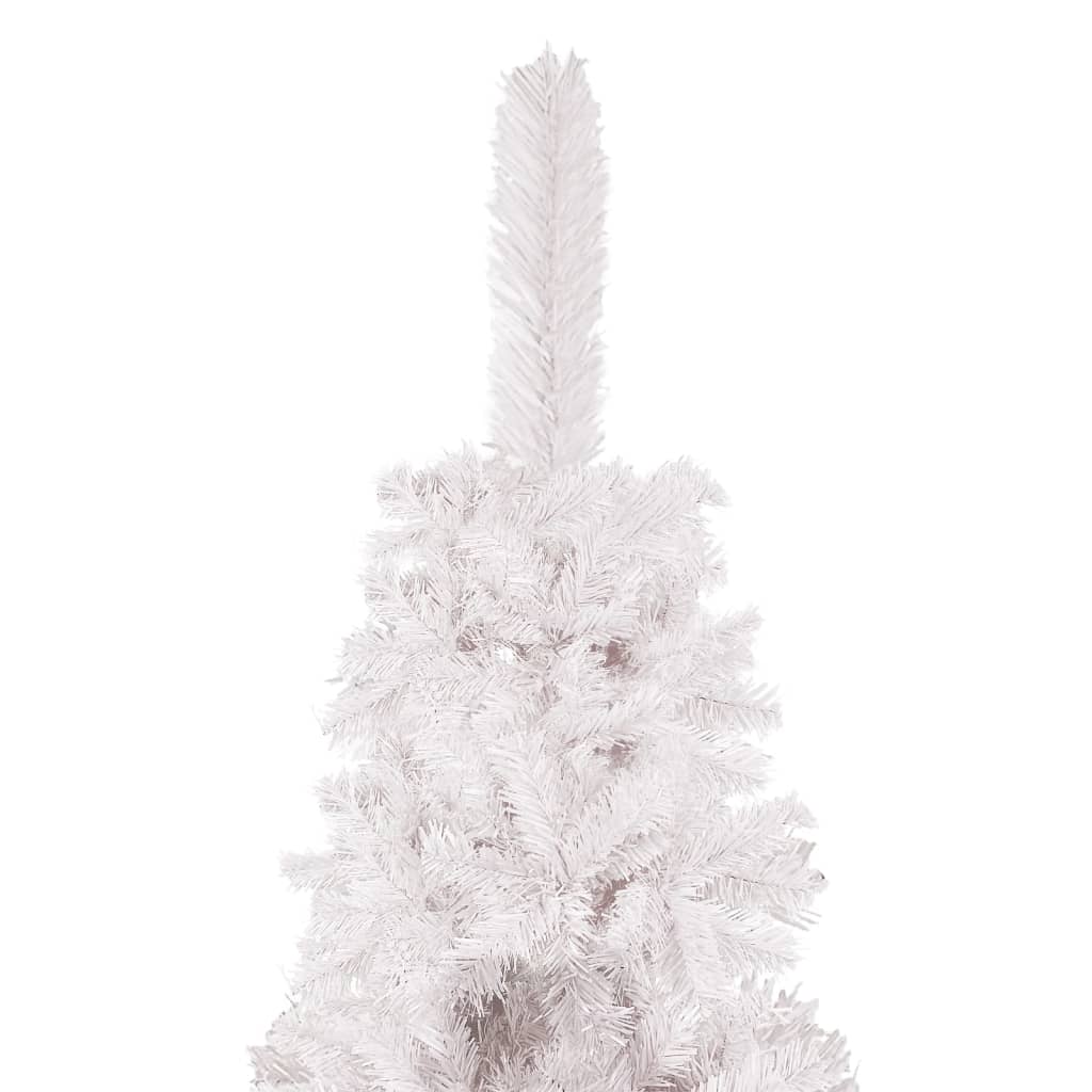 vidaXL Slim Christmas Tree White 120 cm