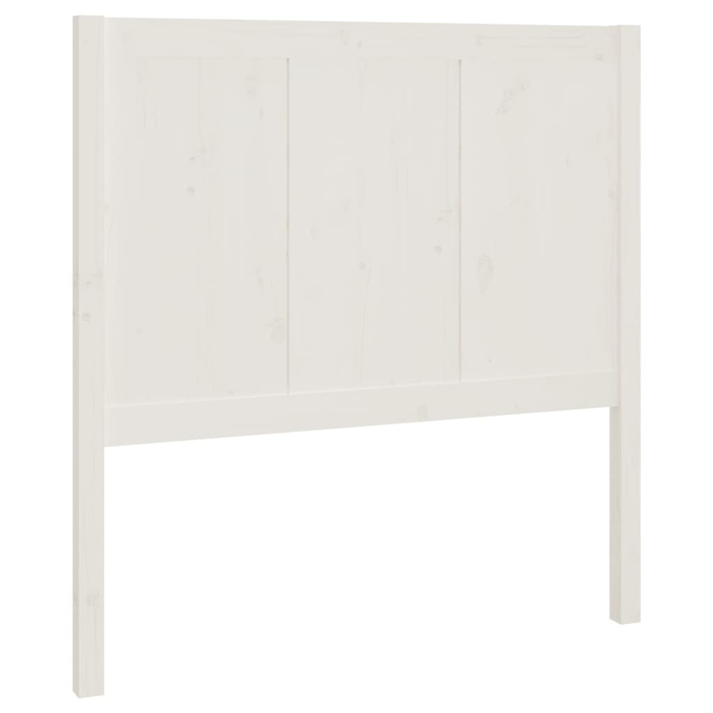 vidaXL Bed Headboard White 105.5x4x100 cm Solid Pine Wood