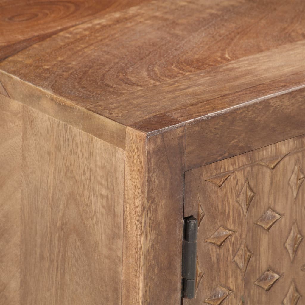 vidaXL TV Cabinet 138x30x46 cm Solid Mango Wood