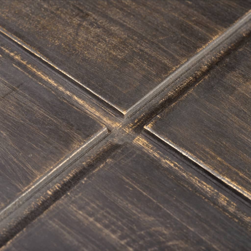 vidaXL Coffee Table Dark Brown Square Solid Mango Wood
