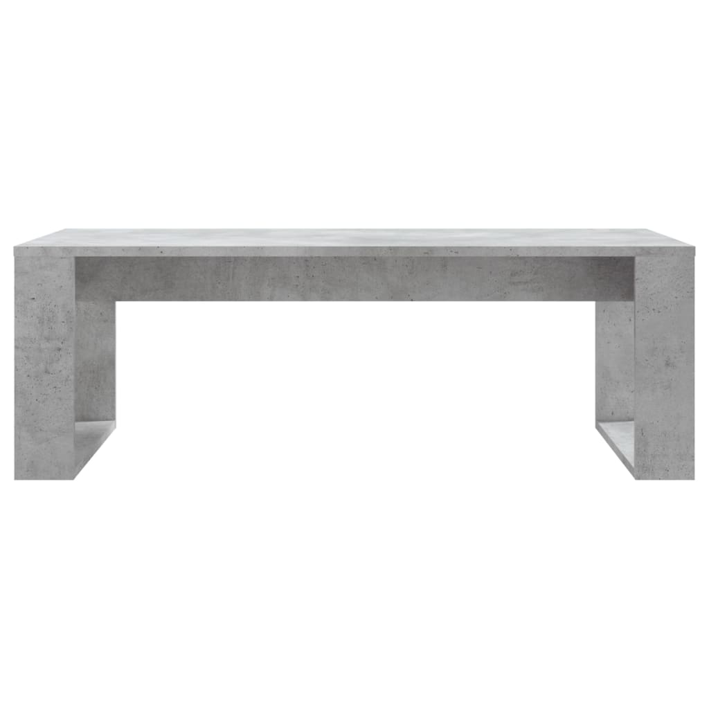 vidaXL Coffee Table Concrete Grey 102x50x35 cm Engineered Wood