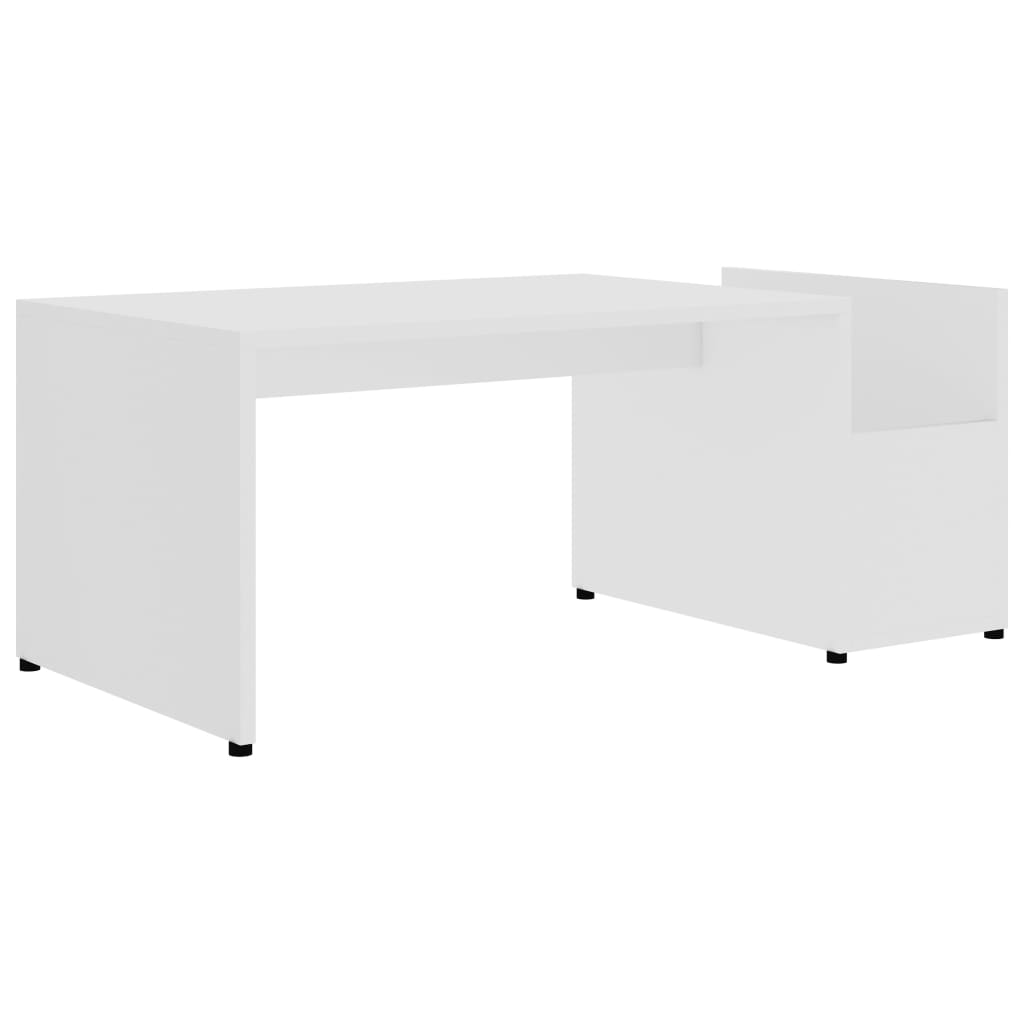 vidaXL Coffee Table White 90x45x35 cm Engineered Wood