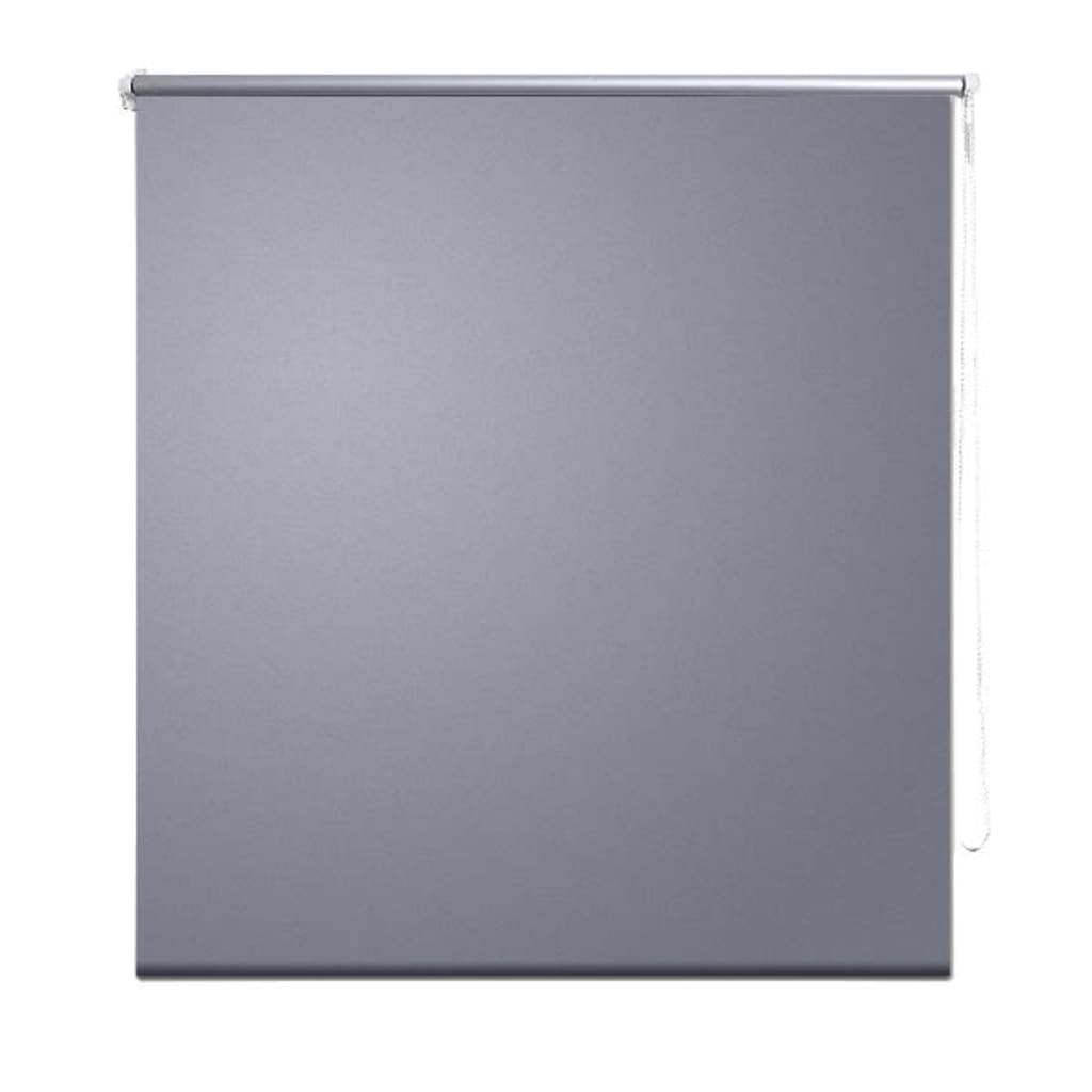 Roller Blind Blackout 100 x 175 cm Grey