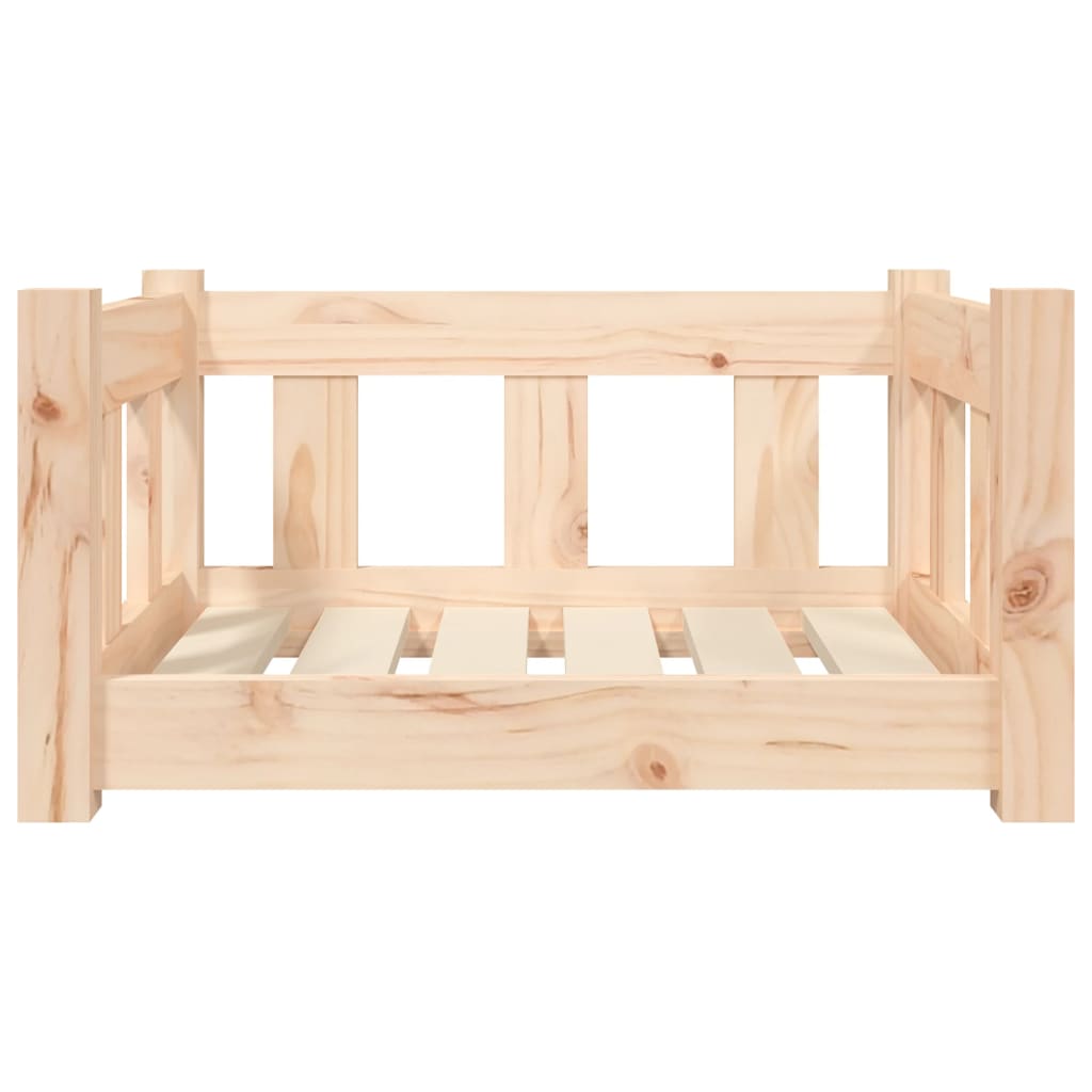 vidaXL Dog Bed 55.5x45.5x28 cm Solid Wood Pine