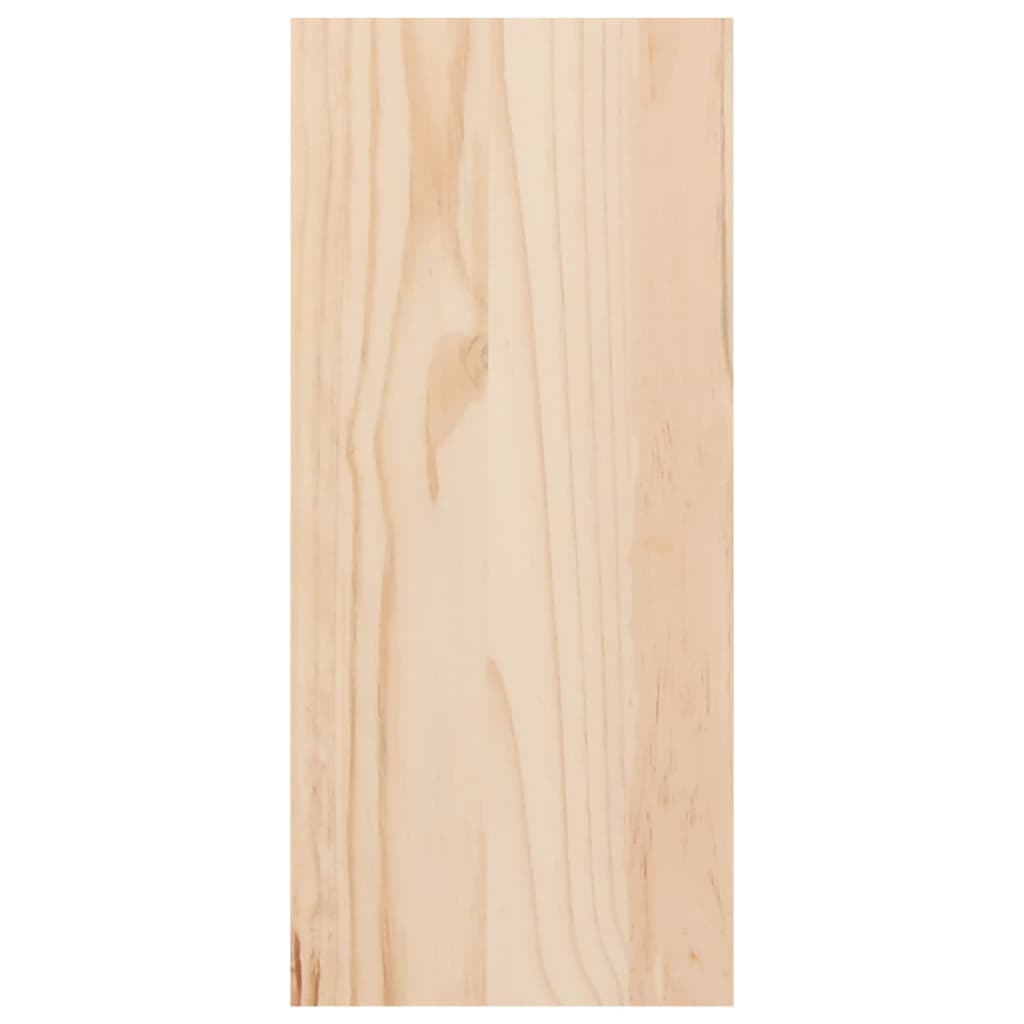 vidaXL Wine Cabinet White 62x25x62 cm Solid Wood Pine