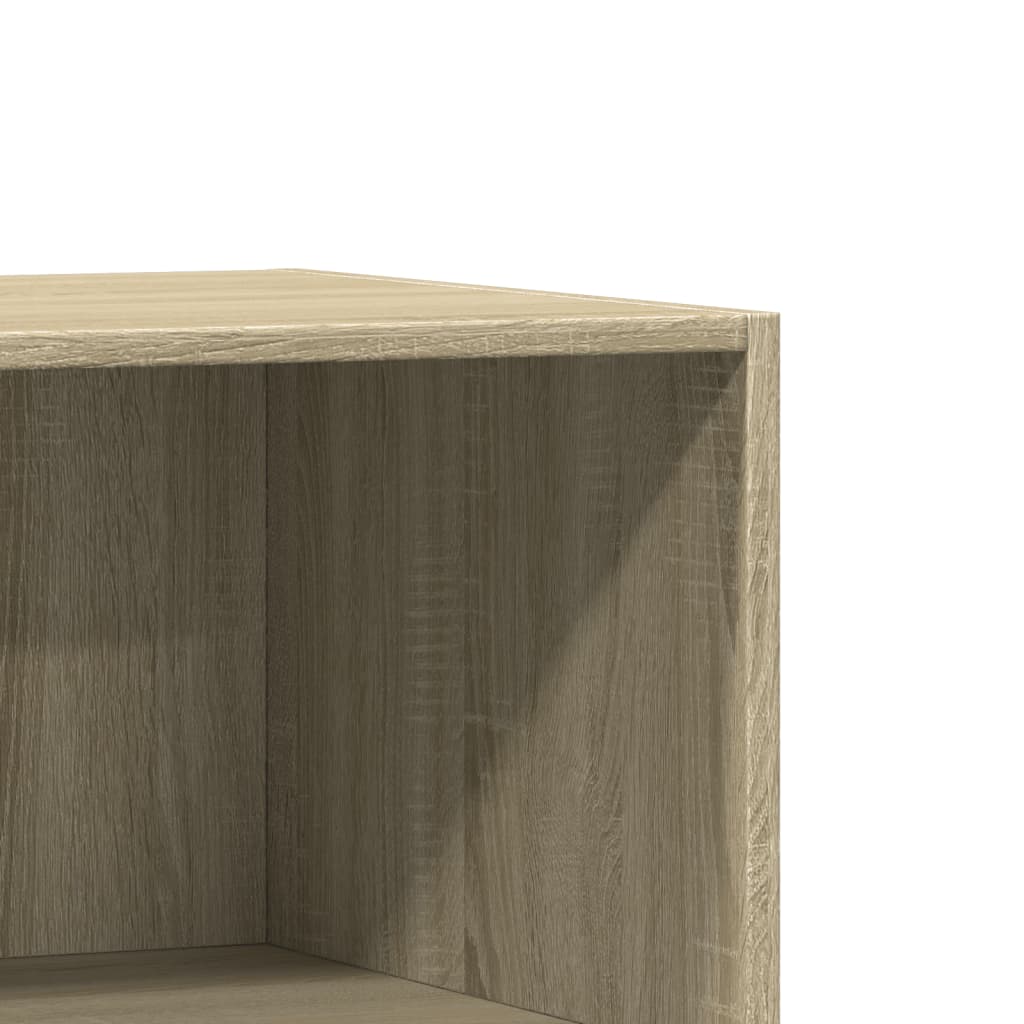 vidaXL Wardrobe Sonoma Oak 77x48x102 cm Engineered Wood