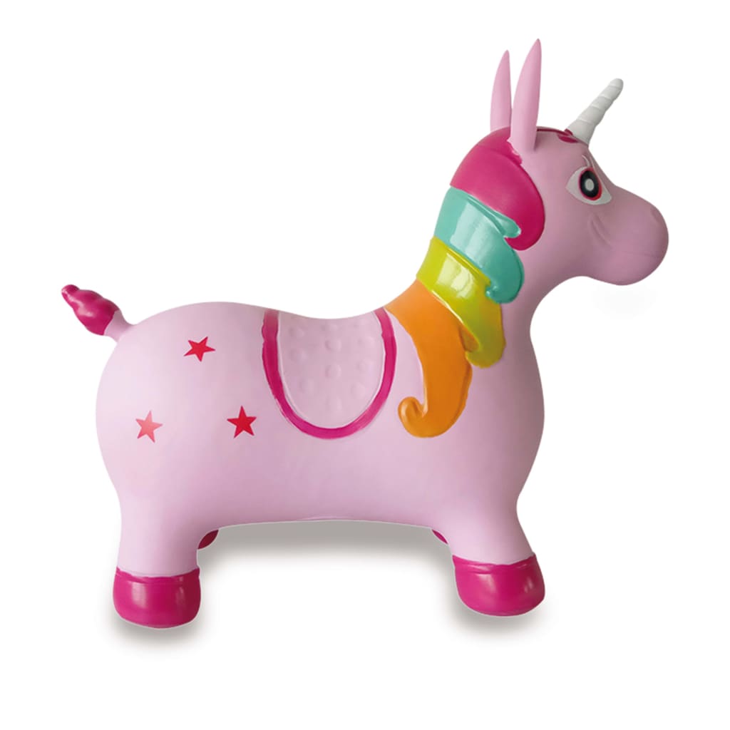 JAMARA Bouncing Animal Unicorn with Pump Pink