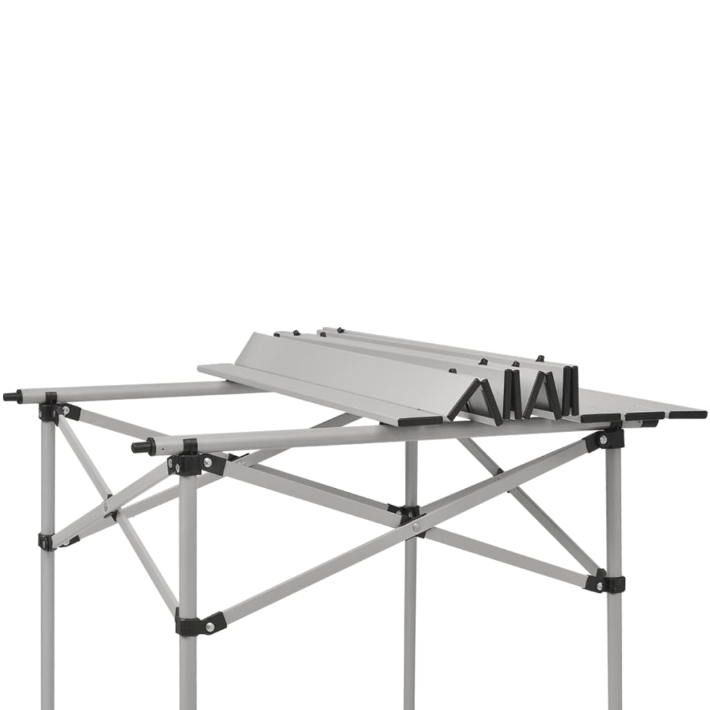 vidaXL Roll Up Table 70x70x(35-70) cm