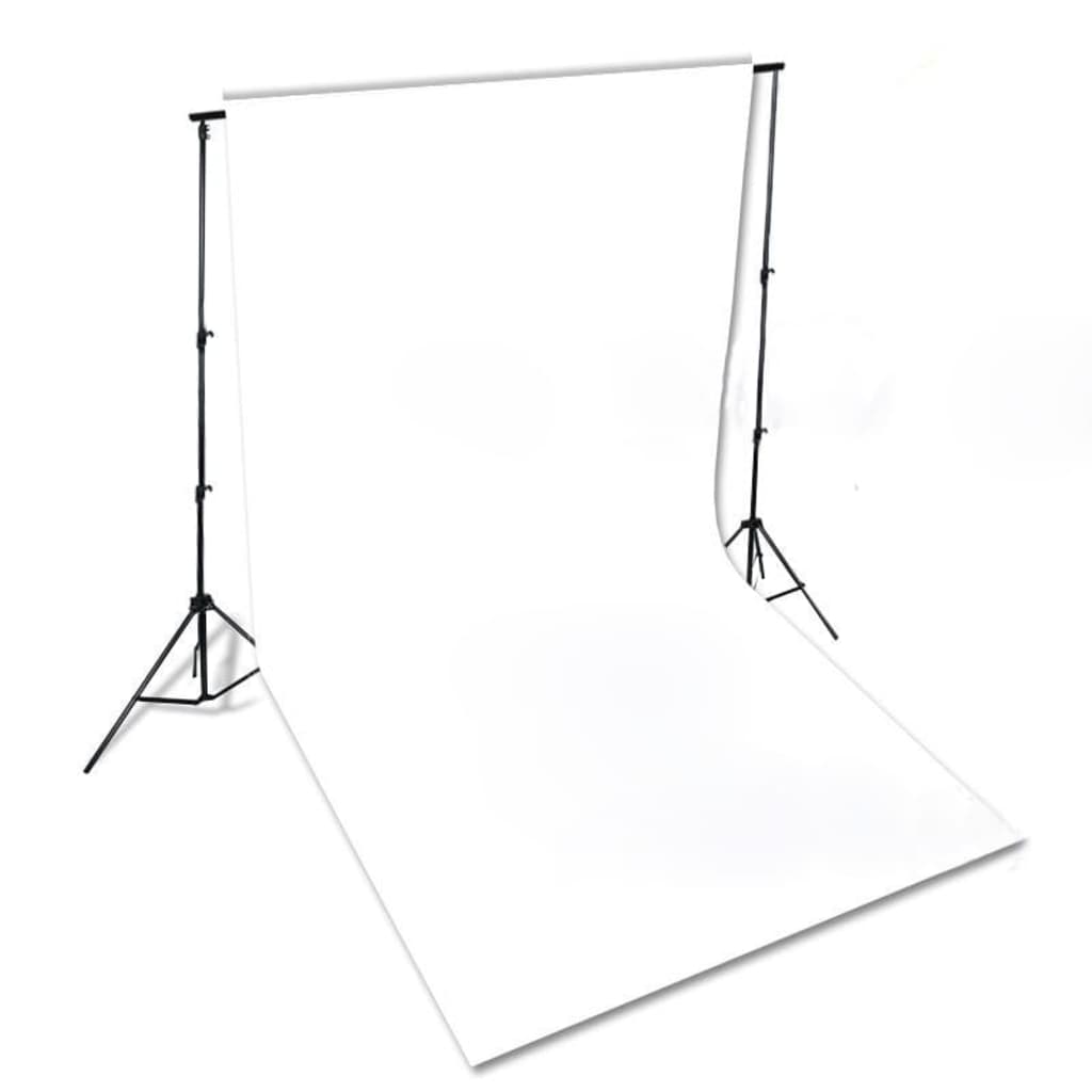 vidaXL Photo Studio Kit with Backdrop. Lamps and Umbrellas