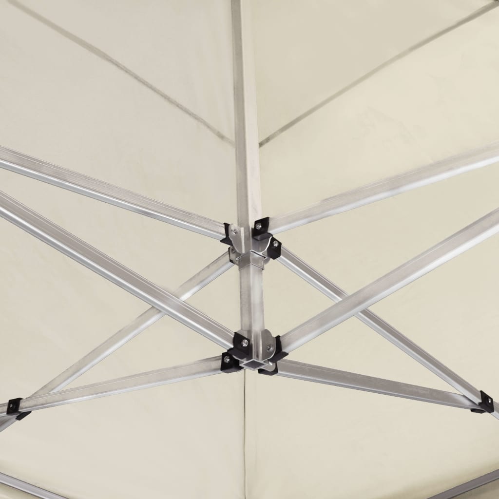 vidaXL Professional Folding Party Tent with Walls Aluminium 6x3 m Cream