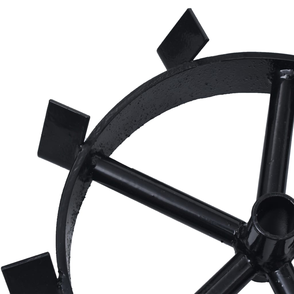 vidaXL Metal Wheels for 6.5 HP Petrol Tiller 2 pcs