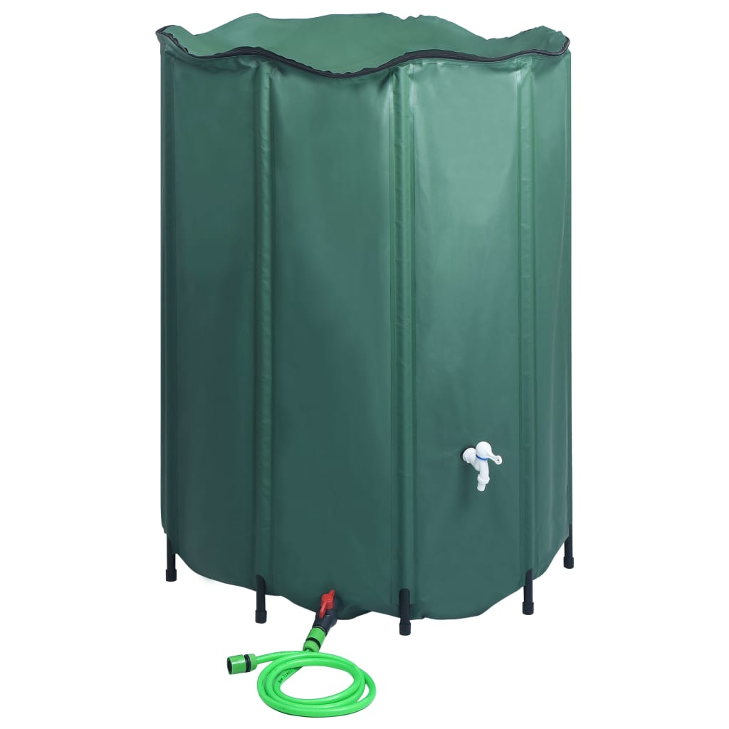 vidaXL Collapsible Rain Water Tank with Spigot 1250 L