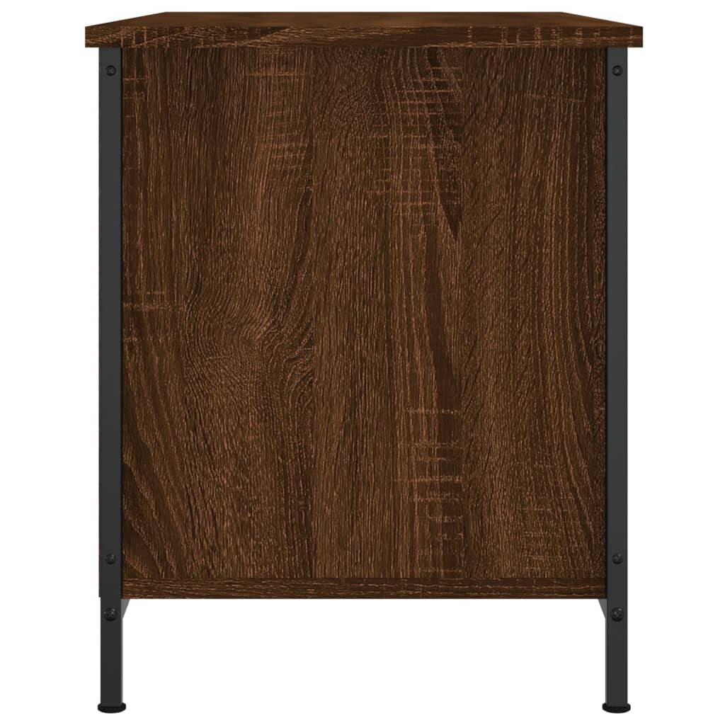 vidaXL TV Cabinet Brown Oak 80x40x50 cm Engineered Wood